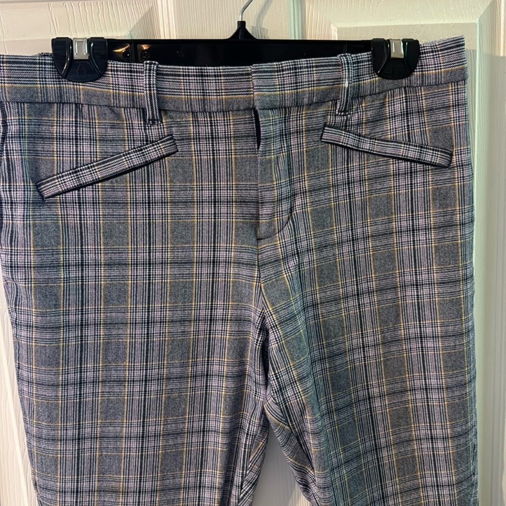 Gap signature skinny ankle pants plaid size 10